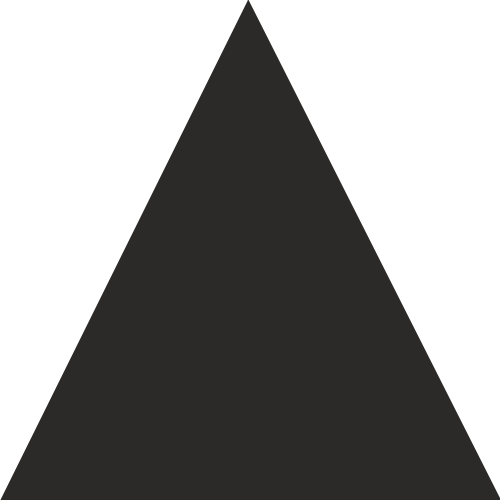 autocollant forme triangle